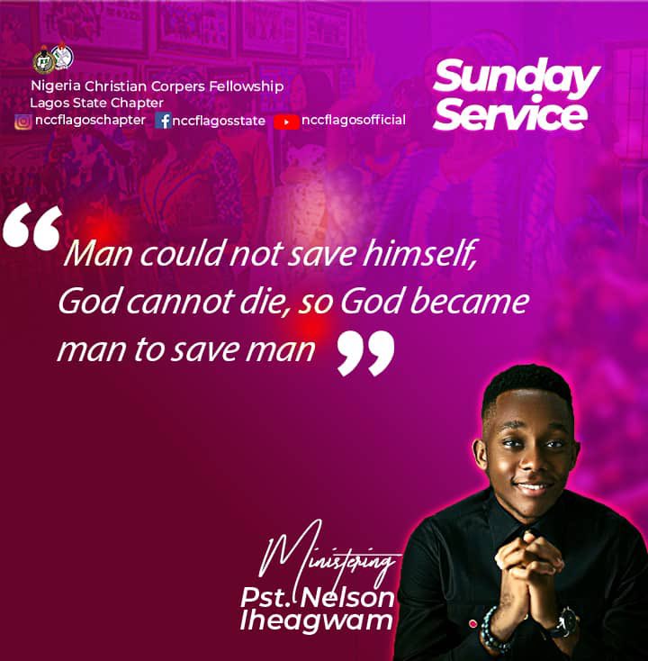 NCCFLAGOS's tweet image. NCCF SUNDAY SERVICE with Pastor Nelson Iheagwam