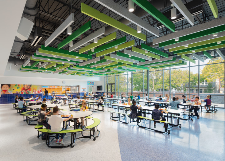 First elementary school of its kind! Project management by @MGACinc contractor @CMTAEngineers and design by @PerkinsEastman 
Read the article by @MetropolisMag at metropolismag.com/projects/john-… #sustainability #netzeroenergy #green #environment #wellness #leed