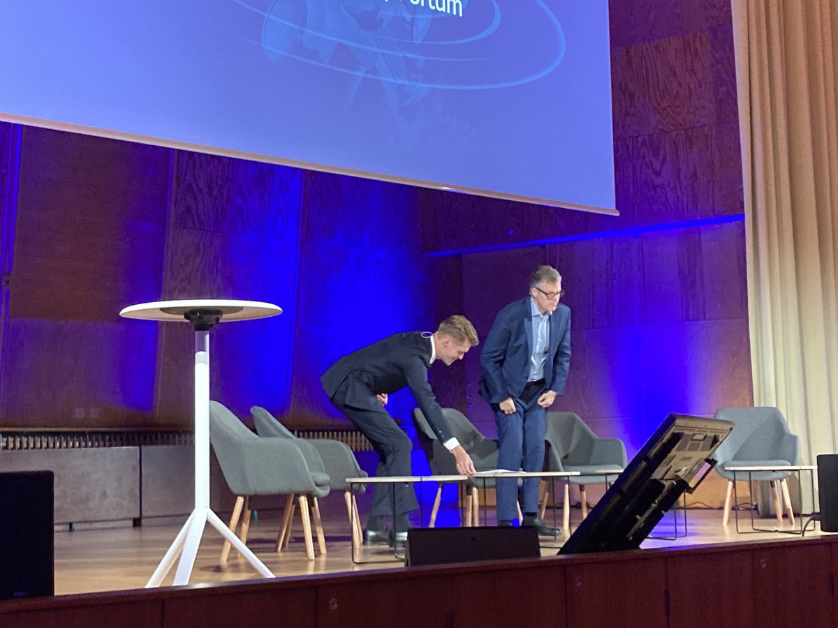 Fortumin Markus Rauramolla on ollut tänään suhteellinen kiire päivä - mutta ei niin kiire, että ei olisi ehtinyt Taloudenpuolustuskurssille kertomaan tapahtuneesta. #tpk2022