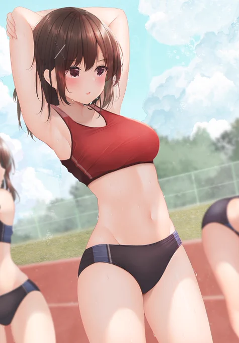 憧れの陸上部先輩JKちゃん 
