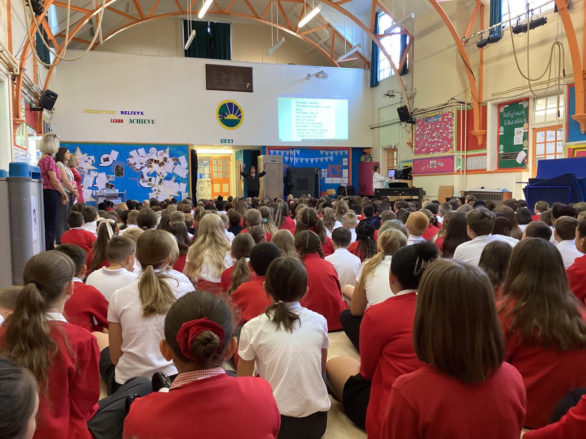 Mrs Cooper has joined us this term, she will be teaching Music lessons, 1:1 tuition and of course ROCKING OUT in our singing assemblies each week!