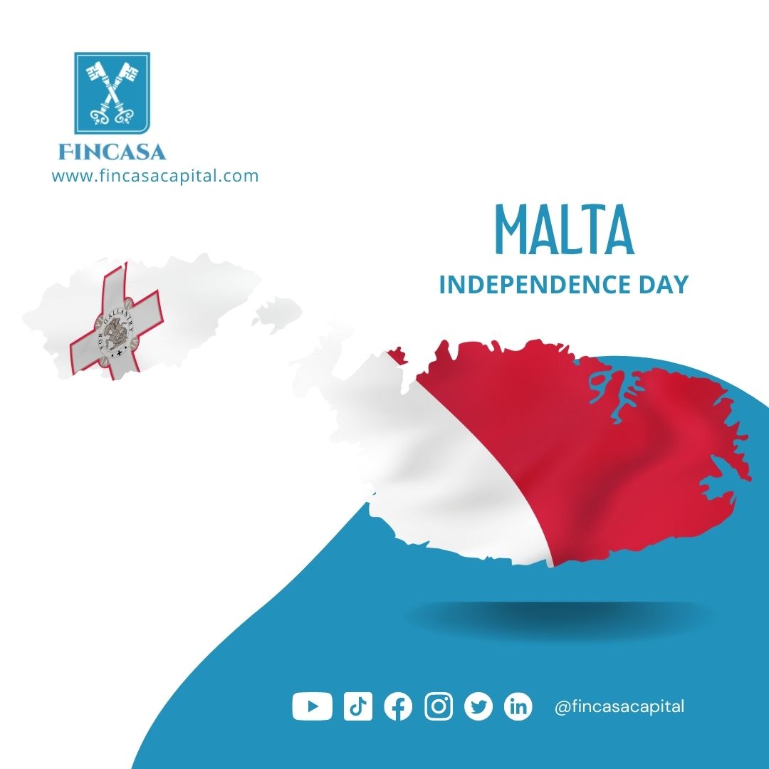 FincasaC's tweet photo. FINCASA CAPITAL WISHES MALTA 🇲🇹 
A HAPPY INDEPENDENCE DAY 

#independenceday #fincasa #globalcitizen #investment #investor #citizenshipbyinvestment #secondpassport #residencyprogram #uae #dubai #mydubai https://t.co/8yfYXJOQDW
