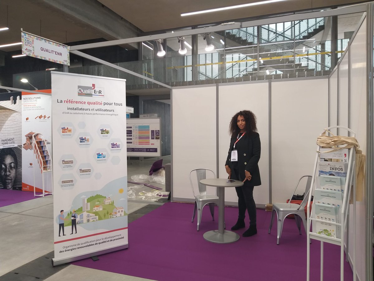 qualitenr's tweet photo. Les journées Professionnelles de la Construction CAPEB : #Qualit'EnR est prêt à vous accueillir ! #JPCCAPEB2022😁 https://t.co/ISAlOEE6Qi