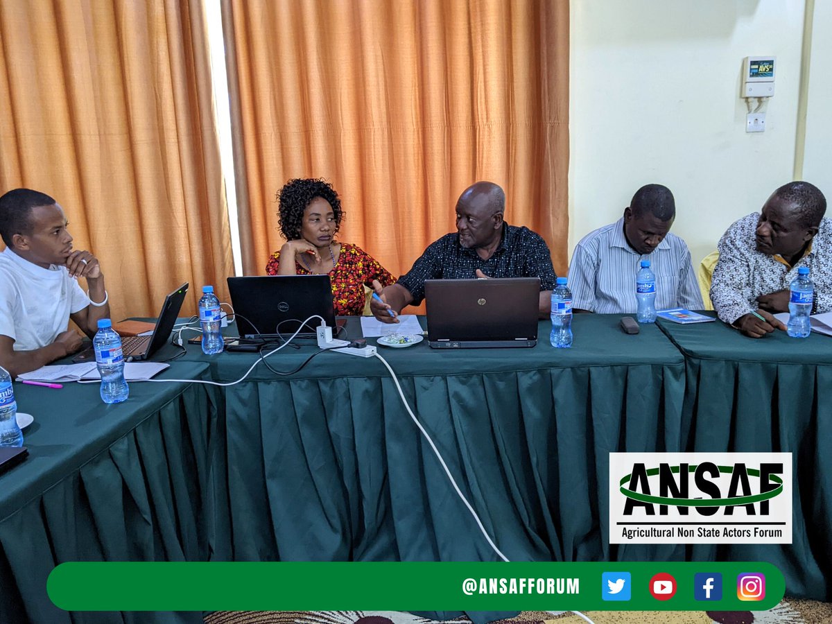 ANSAFForum's tweet photo. With support of FCS, ANSAF is facilitating a capacity building workshop for the agriculture cluster members – CSOs and District Councils officials from Busega, Singida, Kahama, Buchosa, Nzega, Misenyi and Kigoma. #ansafforum #capacitybuilding https://t.co/eayMO7nXXk
