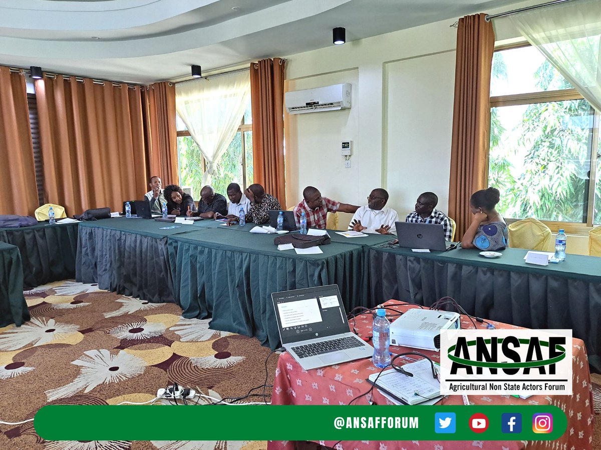 ANSAFForum's tweet photo. With support of FCS, ANSAF is facilitating a capacity building workshop for the agriculture cluster members – CSOs and District Councils officials from Busega, Singida, Kahama, Buchosa, Nzega, Misenyi and Kigoma. #ansafforum #capacitybuilding https://t.co/eayMO7nXXk