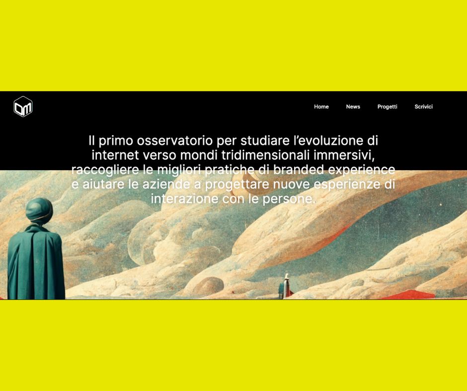 Osservatorio Metaverso: l'iniziativa di <a href="/vincos/">Vincenzo Cosenza</a> per chi vuole avvicinarsi con maggior cognizione di causa al #metaverso grazie a progetti di ricerca, divulgazione e consulenza osservatoriometaverso.it