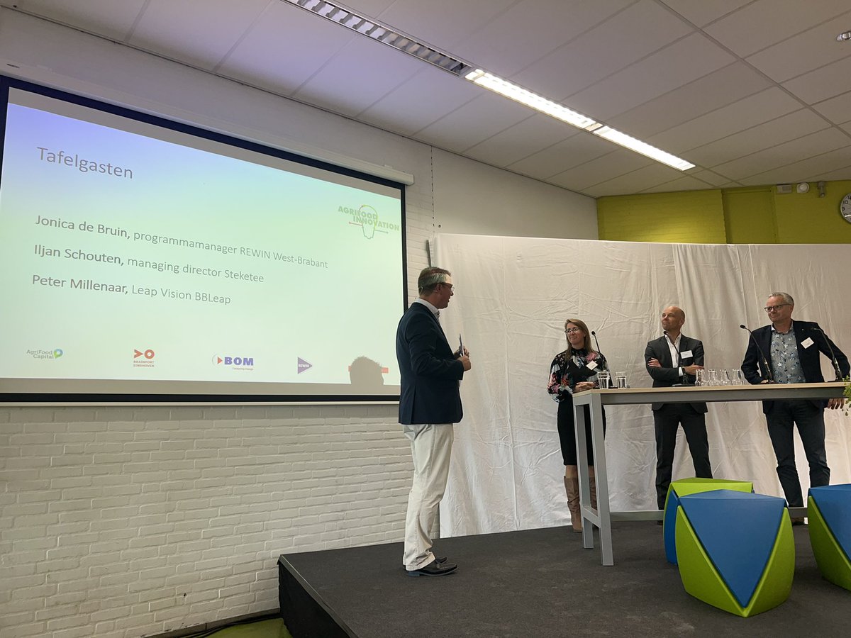 Vandaag te gast bij bijeenkomst van Agrifood Innovation Meet-up over smart farming. Belangrijk voor de plant-based economie in West-Brabant. Inspirerend tafelgesprek over de noodzaak van innovatie en samenwerking!