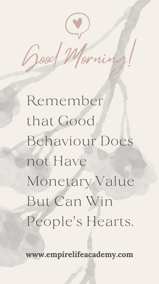 Allison__Ramsey's tweet photo. Good Morning!

Remember that Good Behaviour Does not Have Monetary Value But Can Win People's Hearts.

#doublechinforthewin #empirelife #iworkislay #funnyreelsvideo #businesswoman #remoteworking #remoteworklife #workfromanywheremom #mommahavingfun #mommainbusiness https://t.co/IJU09YFqWM