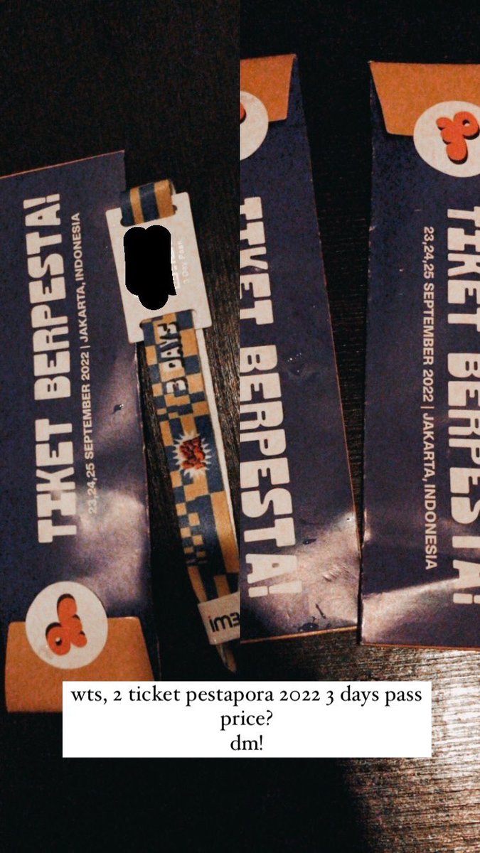 xyyloss's tweet image. wts, 2 ticket pestapora 3 days pass

price?
dm!

#pestapora #Pestapora2022 #RezaArap #wendywalters