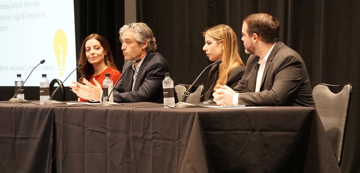 naic's tweet photo. What’s going on with Insurtech? #InsuranceSummit2022 participants listen to a 2017-present overview. https://t.co/F4TB0tTr2F