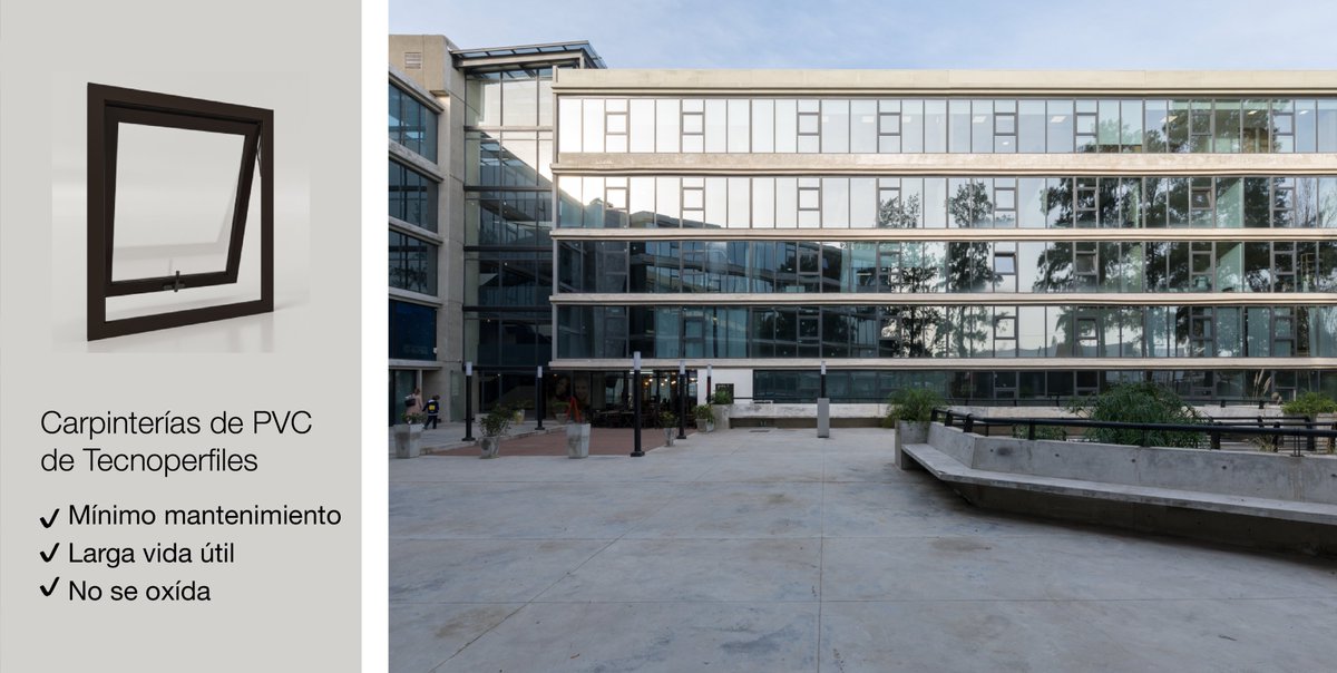 ConstruccionAR's tweet photo. Modernidad+eficiencia 2.900m2 de ventanas

Sinergia entre interior y exterior por MCL STUDIO, empleando carpinterías de PVC de Tecnoperfiles fabricadas por Obertura PVC

#obras #materiales #arquitectura #arquitecturaargentina #construccion #oficinas #aberturas #pvc #tecnoperfiles https://t.co/gRp17fvV1v