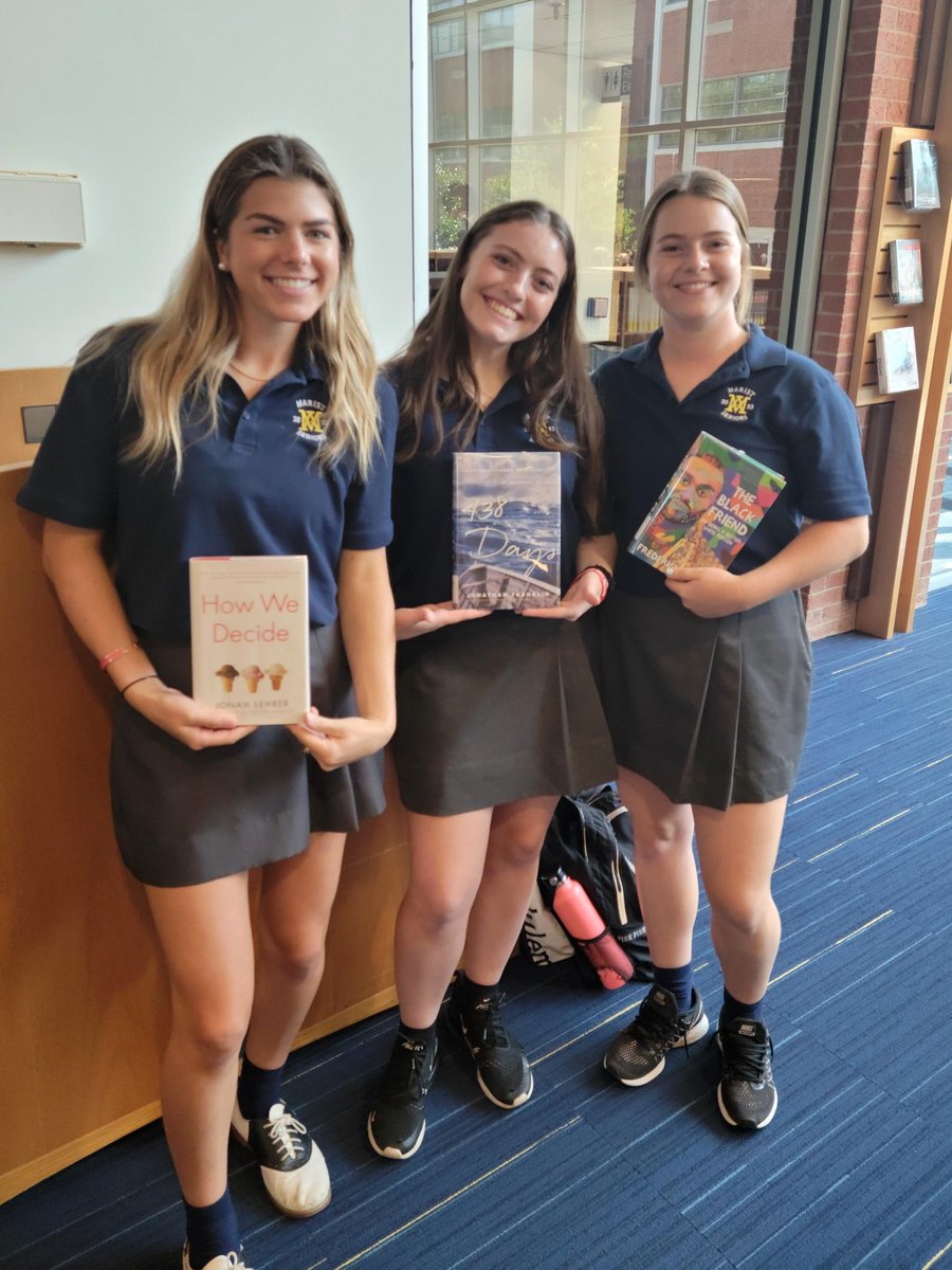 AP Lang seniors proving that there's a book for every reader <a href="/maristschool/">Marist School</a>