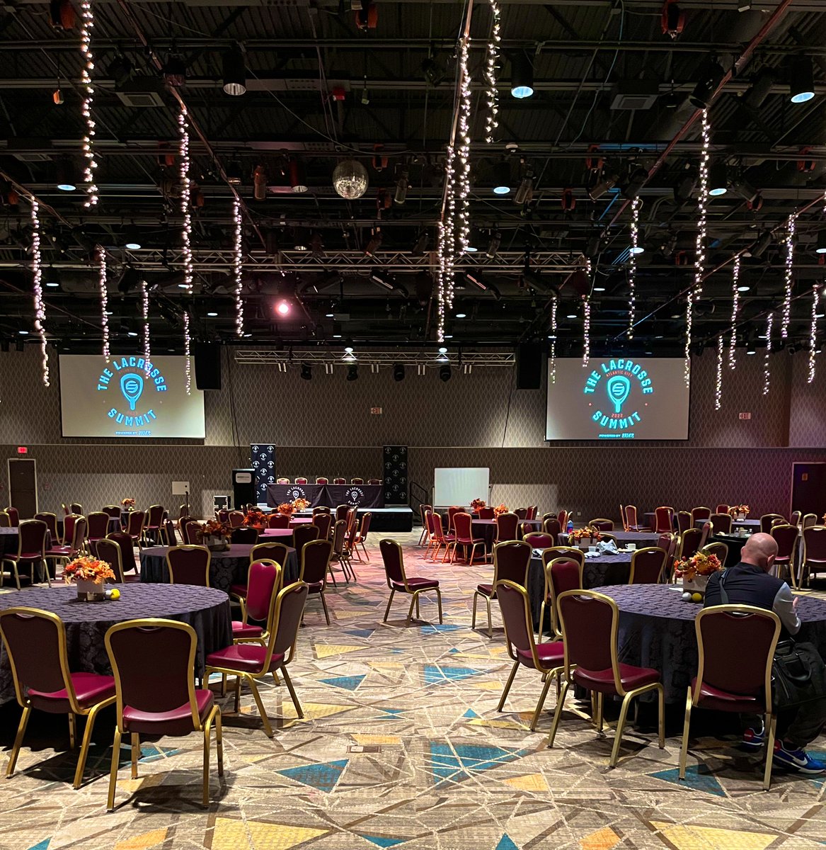 The stage is set for The Lacrosse Summit…can’t wait to see the lineup of incredible speakers hit this stage!
