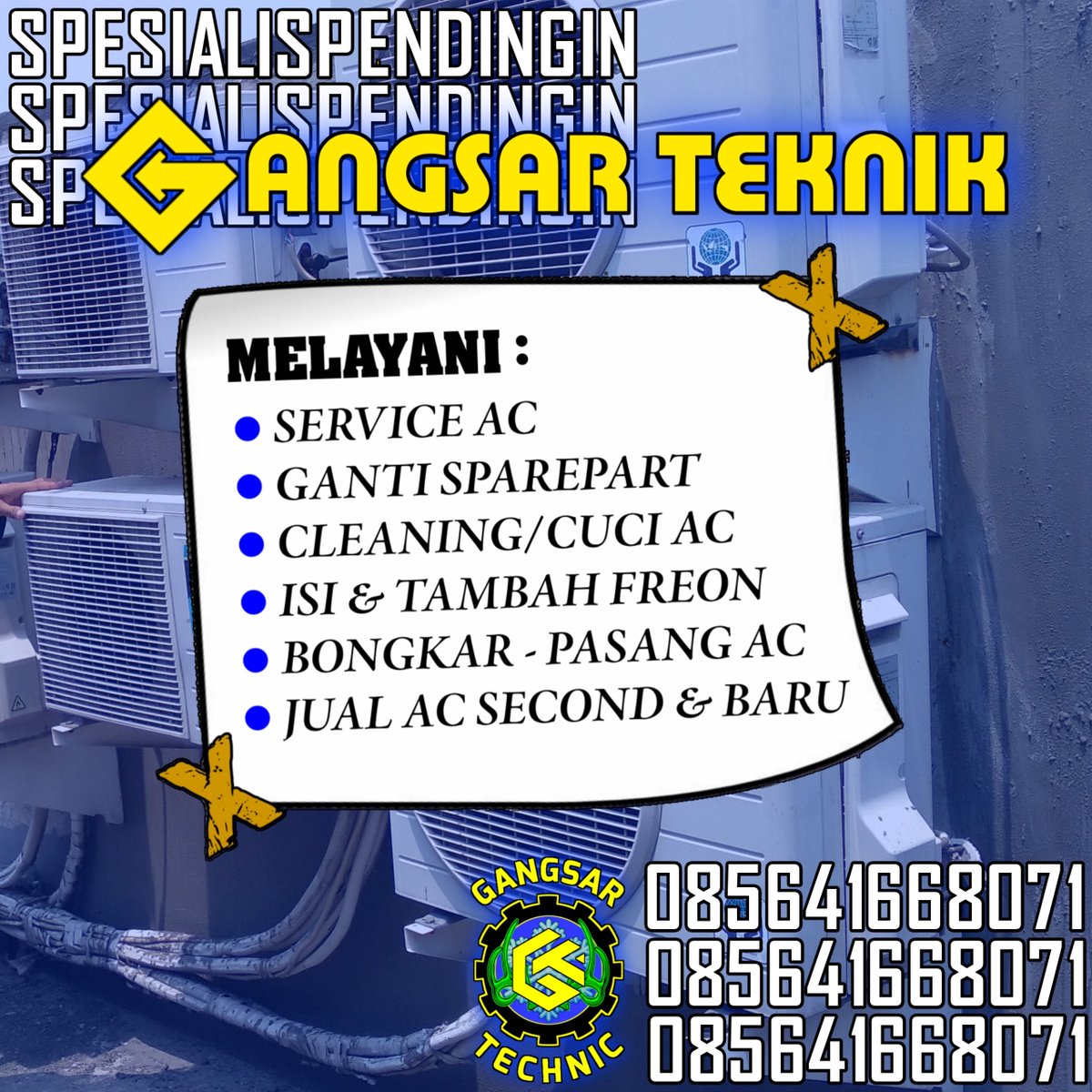 GangsarTeknik's tweet photo. SERVICE AC CIKARANG
SERVIS AC CIKARANG
https://t.co/4KRcDIuFIL
#cikarang #serviceaccikarang #servisaccikarang #kotacikarang #cikarangutara #cikarangbarat #cikarangselatan #cikarangtimur #cikarangcity #hvac #hvacr #tptu #refrigeration #servicekulkascikarang #hvacsystem https://t.co/GS734d0oLU