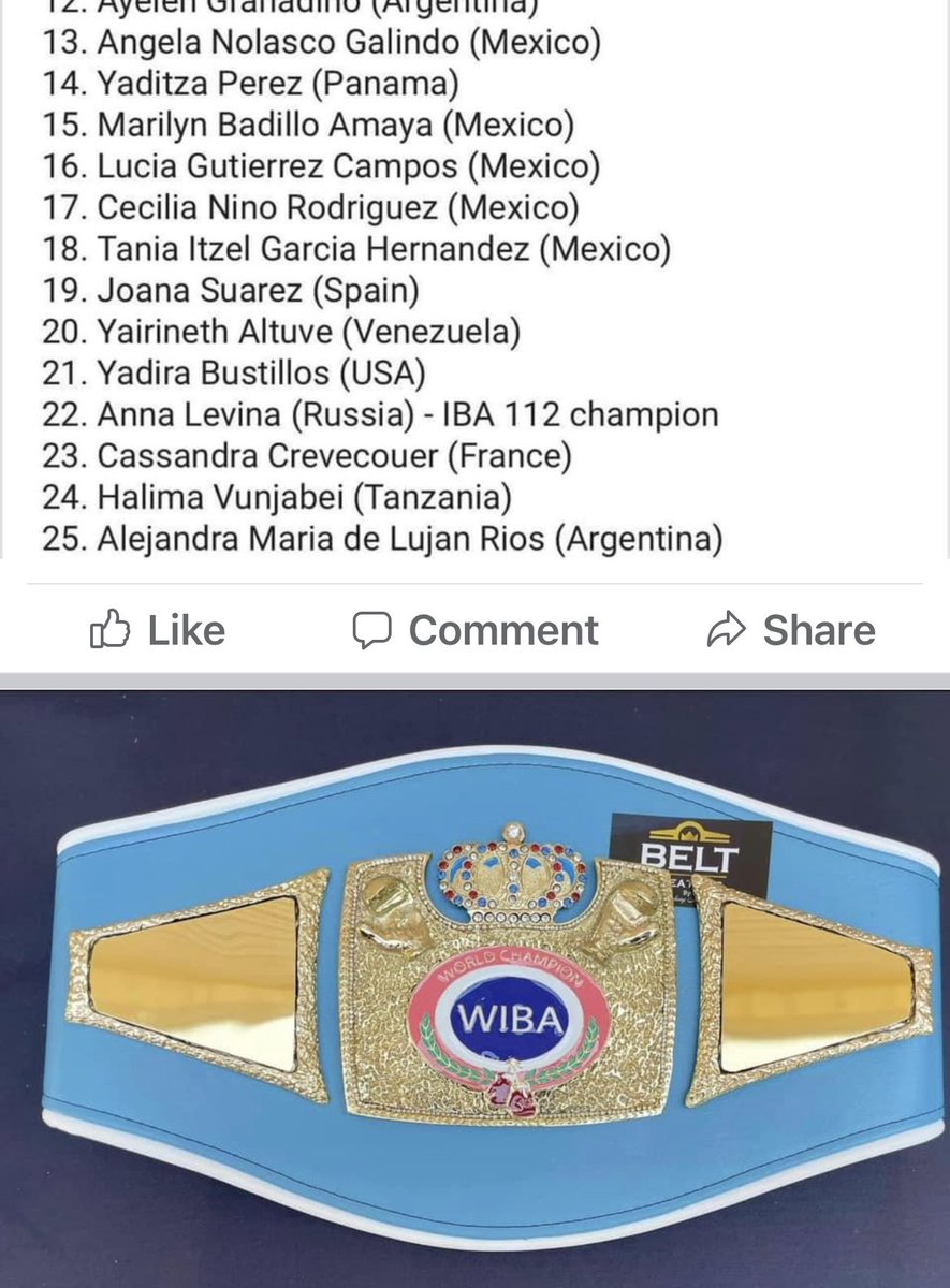 mastermitter's tweet photo. @Yadira682 is ranked #21 by the WIBA.   We are going to keep climbing those rankings till we have that title 🥊🥊. #boxeo #WBC #WBA #WBO #IBF  @BoxingMBeauty @boxeolv1 @ThaBoxingVoice https://t.co/trFVKcBCQA