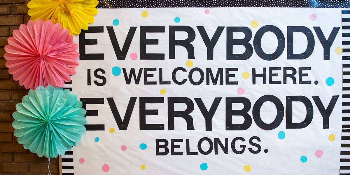 oakhilles's tweet photo. We are so glad you are here with us everyday students!
#everystudenteverystrength #youbelonghere https://t.co/YZcJ473uGM