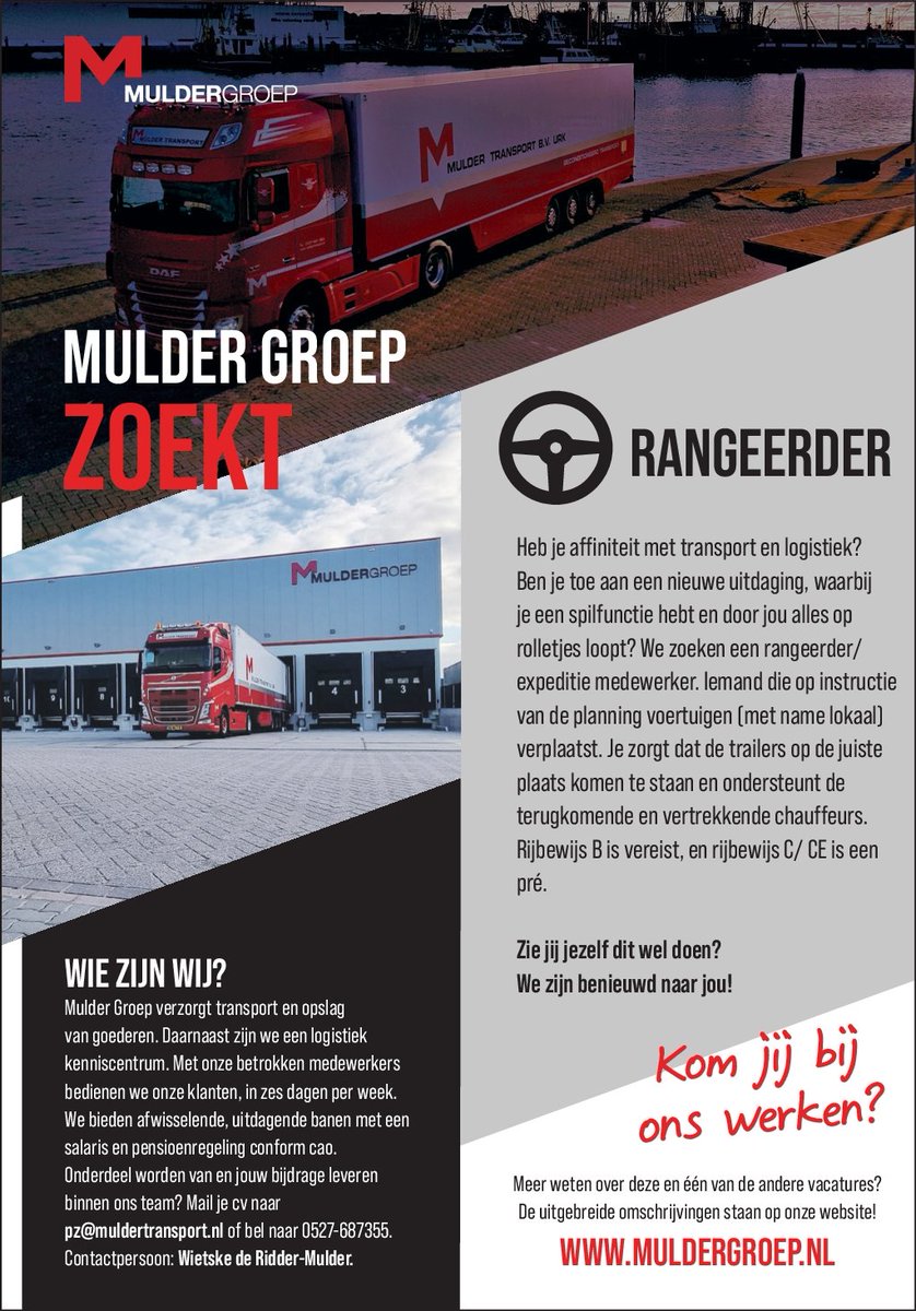 Mulder Groep (@muldertransport) on Twitter photo 