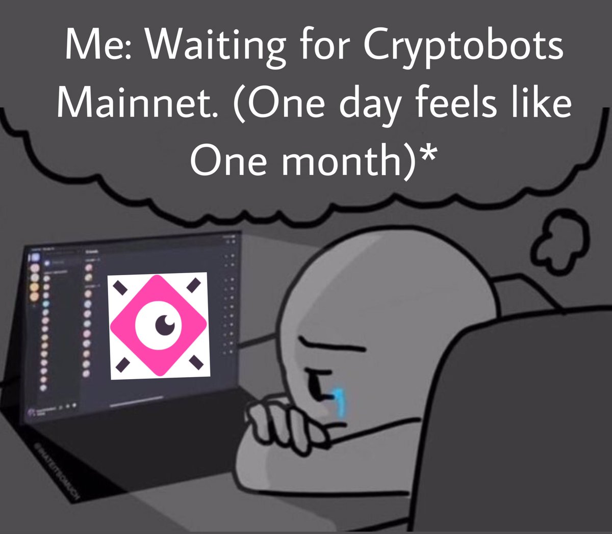 Aiiko_52's tweet photo. Real Truth of #cryptobotsmeme of the week🥲
Join me into the @cryptobots_game Mainnet.
🥳 8 DAYS TO GO 🥳
🔥Time as arrived soon🔥
Discord link :https://t.co/FTg10GugyX
Get into the queue and register Asap.!✨
#cryptobots #NFT #Play2Earn #game #LetsGo #Fun #happiness #allday https://t.co/GXlRbgOVwn