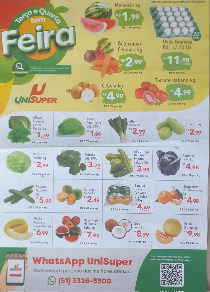 Marcelomelop's tweet photo. @ASachsida @jairbolsonaro Preços dos alimentos despencando!!!

Na pandmeia mundial o leite chegou a ser vendido por R$7,00. Hoje está em R$3.89 o litro.

Gasolina baixou, preço despencou.

Mercado Unisuper Canoas/RS (21.09.2022).

Valeu @jairbolsonaro!
Valeu @ASachsida! https://t.co/zKYW2vrQj7