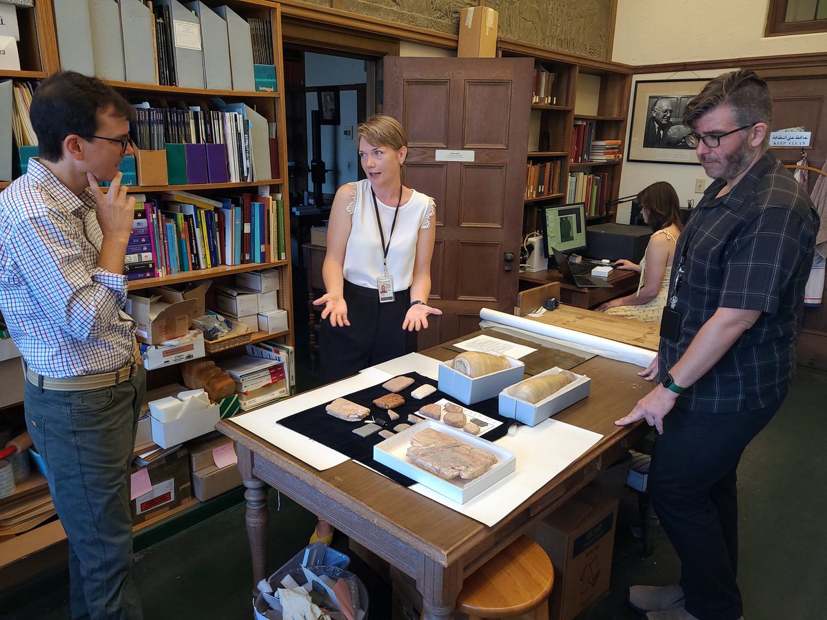 KappaHydroxide's tweet photo. Ancient hemorrhoids treatment, savory recipes, and opiate jars? Another day in the extraordinary #YaleBabylonianCollection with @AgneteLassen, Klaus Wagensonner, and @BrianMuraresku https://t.co/9QTF6NJb2G
