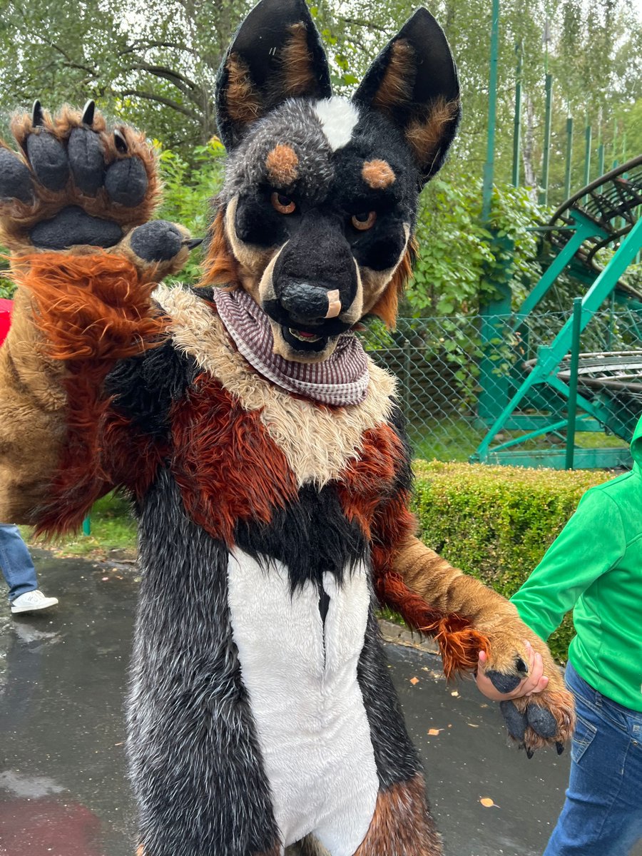 BluishGecko's tweet photo. I'd love to stay and chat for a while, but it seems I'm urgently needed elsewhere😅
#midweekfuzz #Fursuit #EveryDay

📷Ailurius
🧭Freizeitland Geiselwind/@FGeiselwind , #furry event organized by @2Pfoten https://t.co/0MU6I2G62J