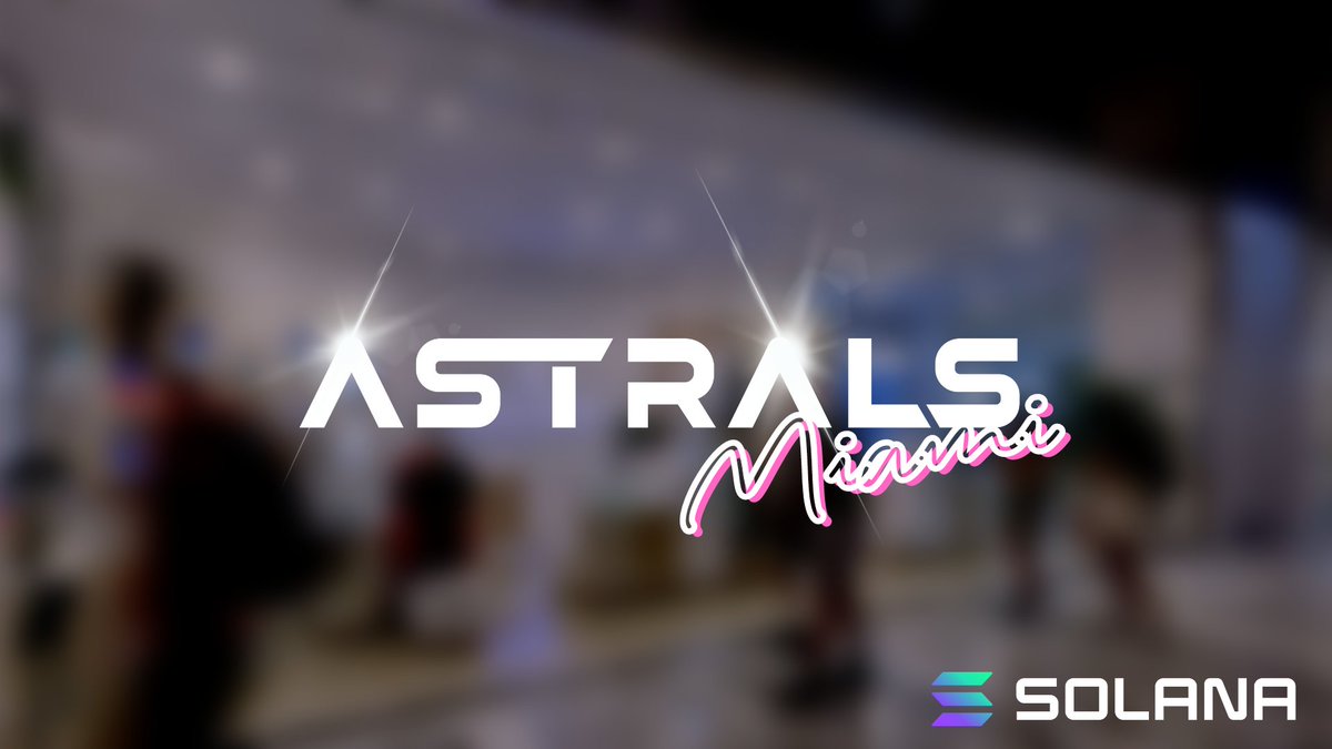Warning to residents of Miami. Astrals is launching a full-scale invasion of the new <a href="/solanaspaces/">Solana Spaces</a> embassy at The Annex 🧵👇