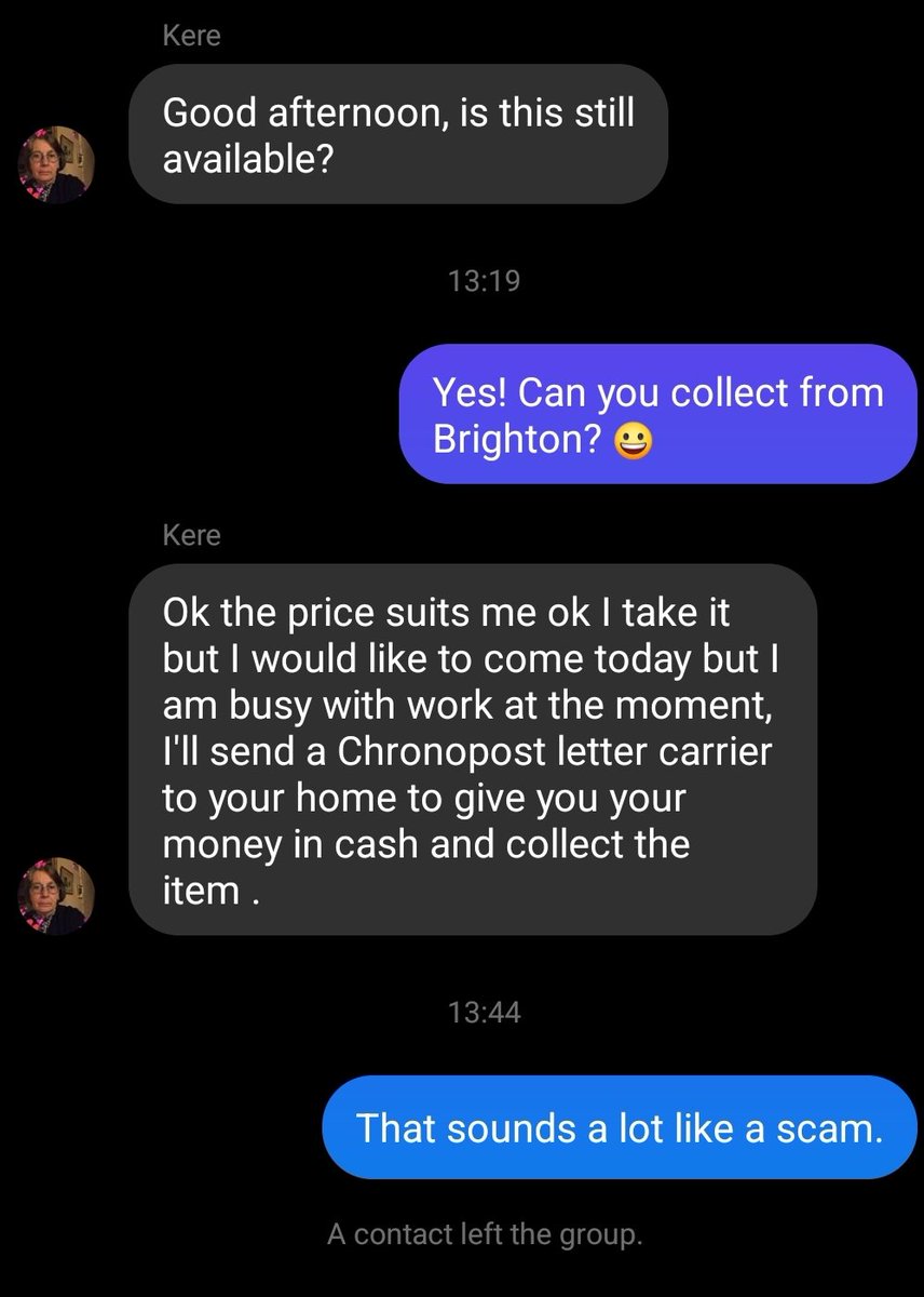 MartinDigon's tweet image. Facebook Marketplace: scams as far as the eye can see.