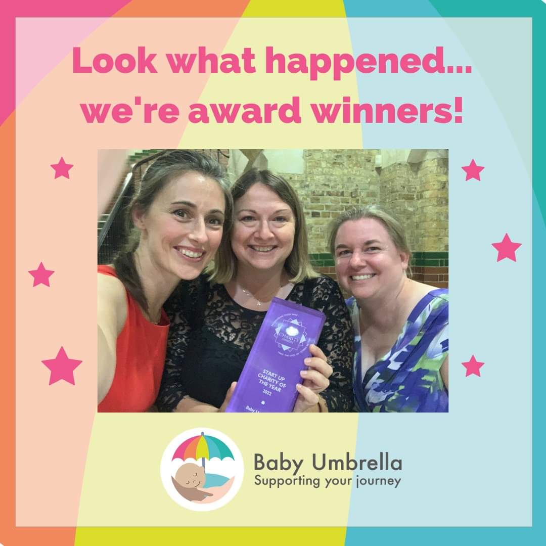 We are proud to announce that we have been chosen Kent Charity Awards Start-Up Charity of the Year for 2022! There was stiff competition but we are delighted that all of the hardwork over the last 2.5 years has been recognised. Read more on our blog! babyumbrella.org.uk/post/kca-award…