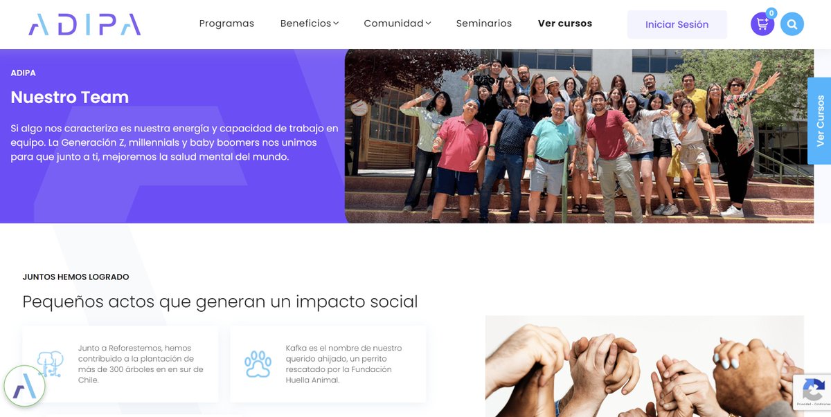 platzi's tweet photo. 🇨🇱 #Adipa, una plataforma de aprendizaje online sobre psicología que busca impactar positivamente la salud mental del mundo con tecnología y educación.
👉🏽 https://t.co/WSrLzE8Mf3 https://t.co/xnKnWKthHj