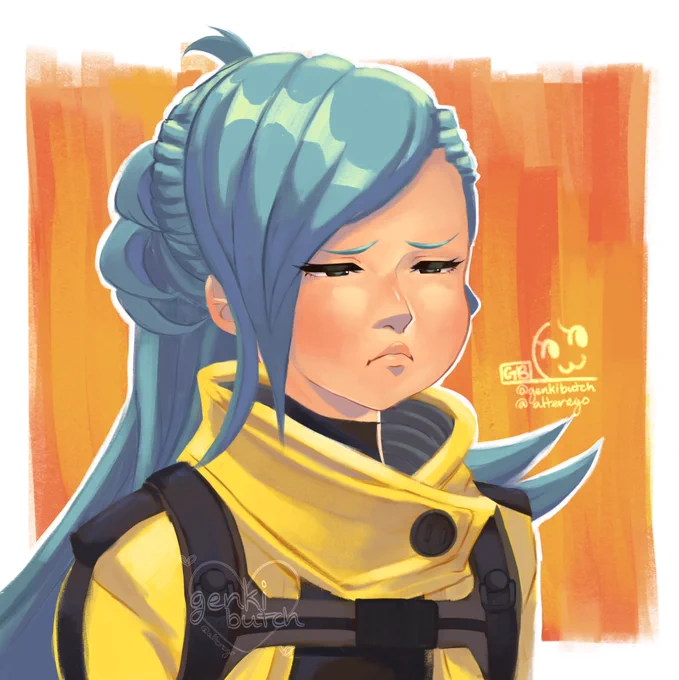 [ aitsf ] redrew that one mizuki pout expression 