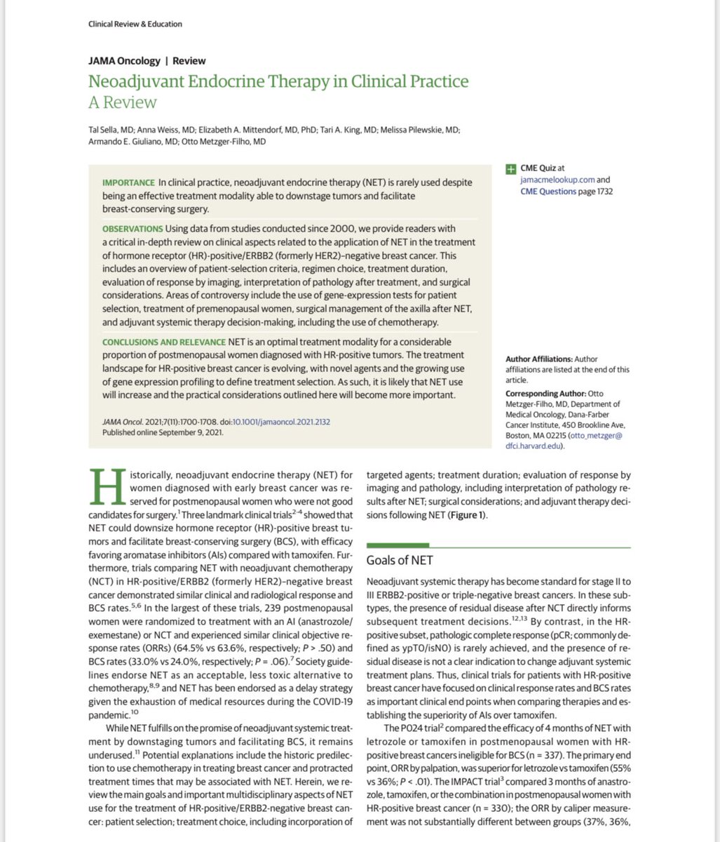 What a pleasure to be invited to speak at the first <a href="/YaleMed/">Yale School of Medicine</a> joint <a href="/NDSurgicalSci/">Nuffield Department of Surgical Sciences</a> Breast surgery Journal Club on #NET and the excellent  #EndoNet trial being run from <a href="/SITU_Oxford/">SITU Oxford</a> <a href="/OCTRUctu/">OCTRU Trials Hub</a>
