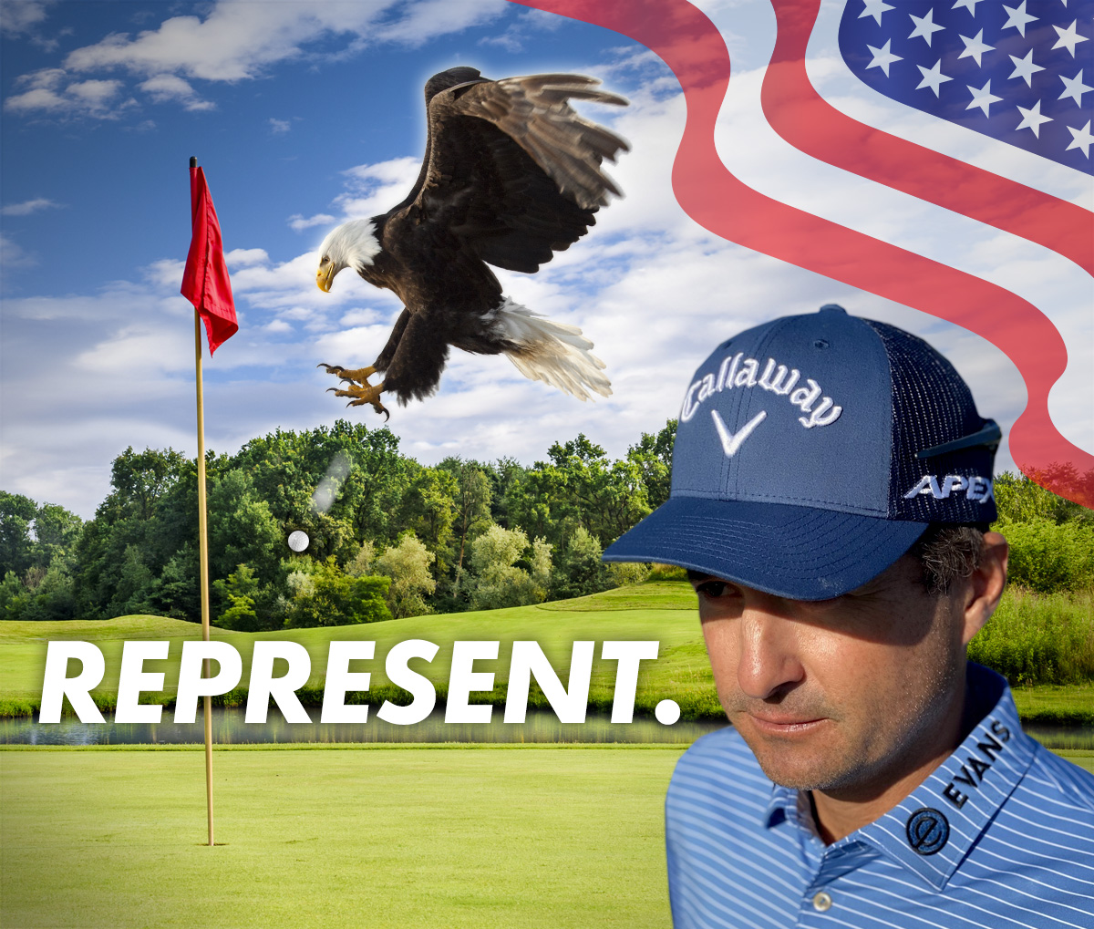 Congrats @K_Kisner on being a USA Captain's Pick for the #PresidentsCup🏆, which tees off tomorrow. It's like when Shipping Captains pick Evans for their transportation management needs. There aren't Shipping Captains? There should be Shipping Captains. #eagle #leftcollar #Kiz