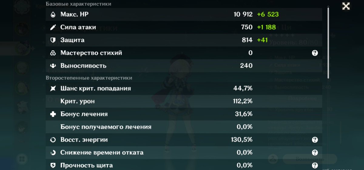 и это у неё ещё два артефакта не докачены...