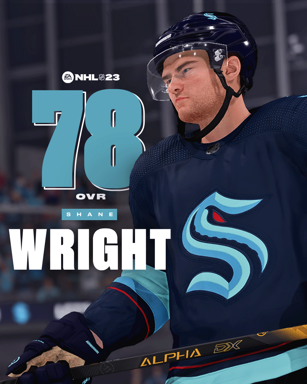 seattle kraken shane wright jersey