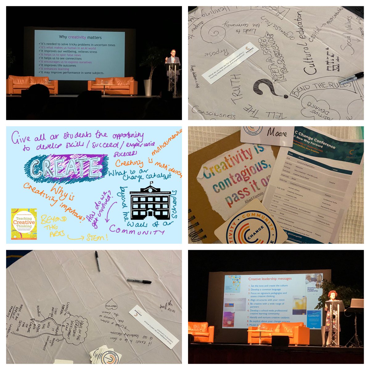 moore2_learn's tweet photo. Where to start! π€― @CChangeNW what a conference!!! Thanks so much @LouiseStoll @LucasLearn @AlisonMPeacock @danieldaviesRPL @amoor4ed @MissReid07 @laurielozmo
So much to digest and take away! The opportunities you provided today were incredible! Thankyou #CreativityNW https://t.co/z0hlXjkrlY