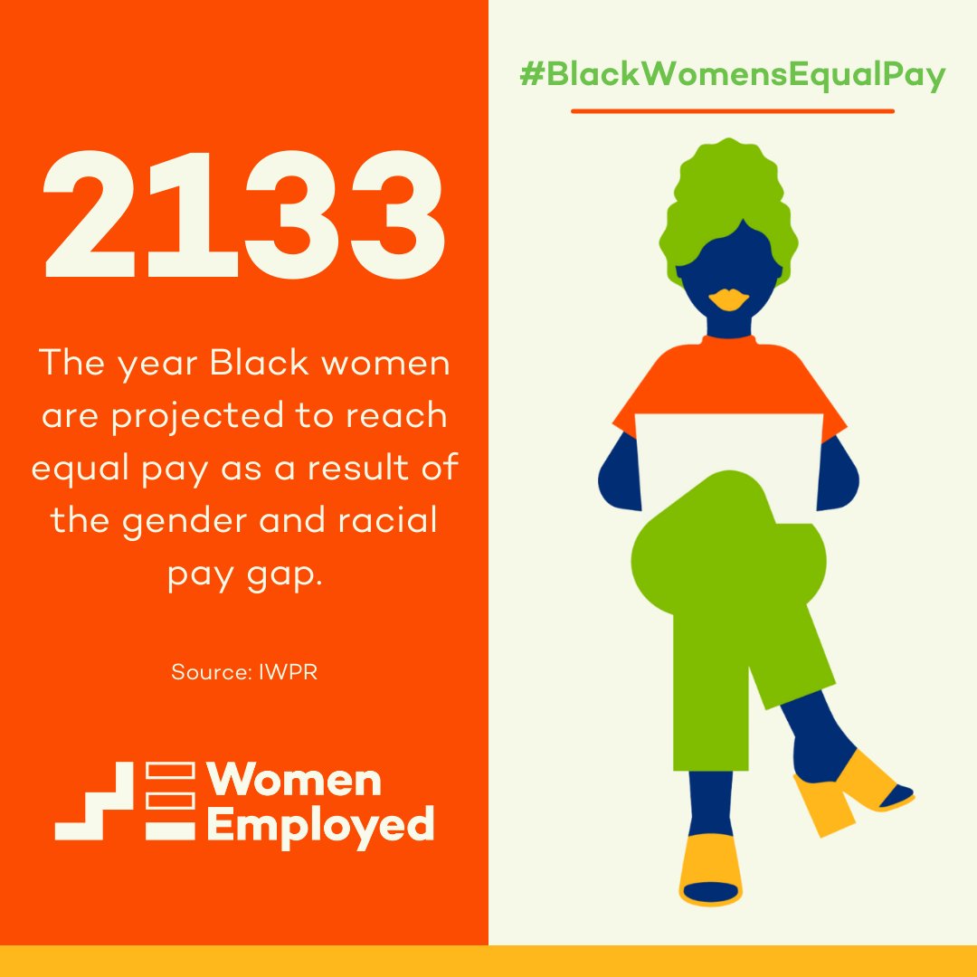 The #BlackWomensEqualPayDay Twitterstorm might be over, but please— this must be a year-round effort.

Because this is unacceptable 👇🏽
h/t <a href="/WomenEmployed/">Women Employed</a>