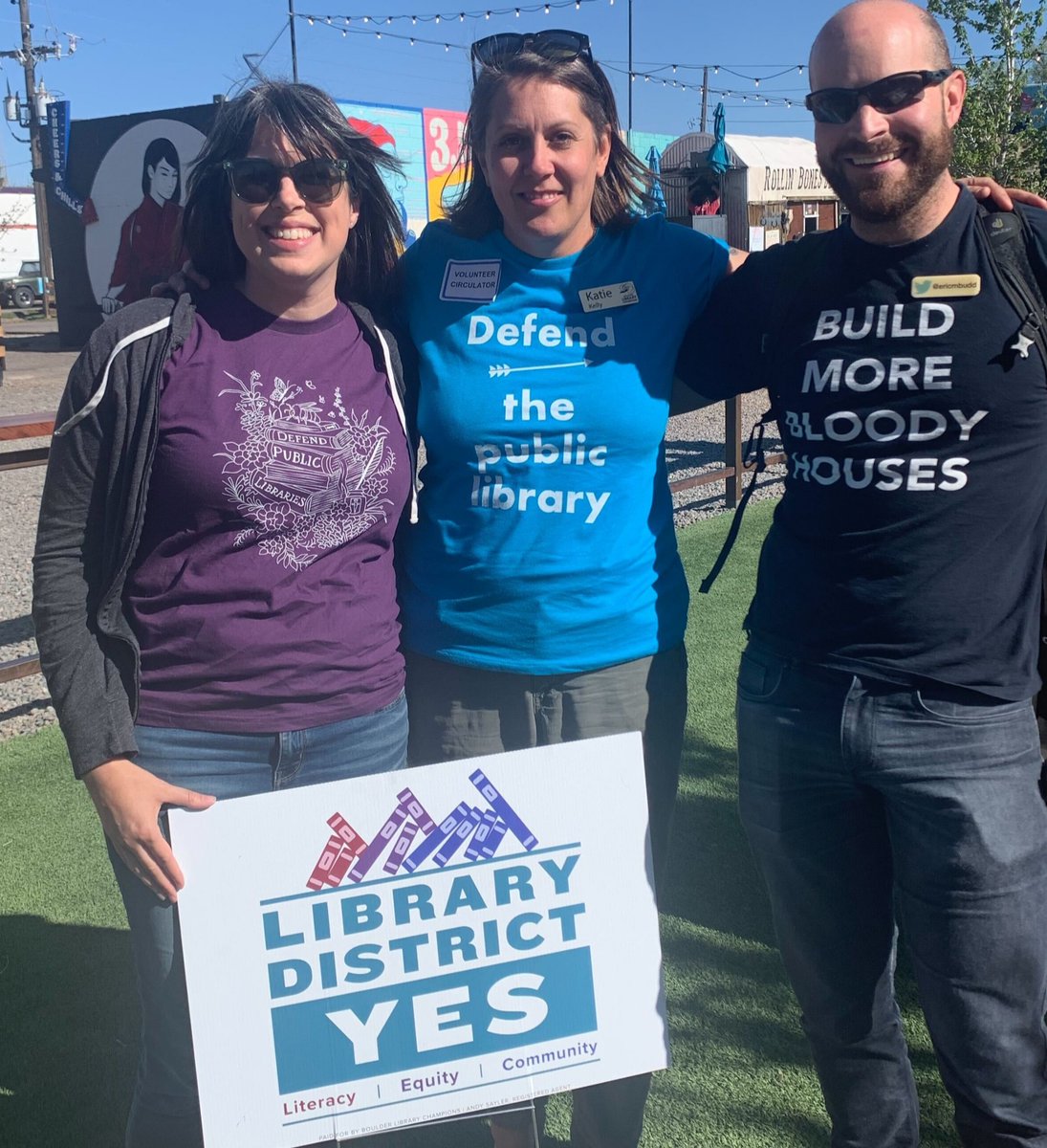 WeLoveBPLibrary's tweet photo. You’re a library lover, now become a library champion with us. Our community of small donors support our campaign for a Boulder library district - from petition drive to the ballot box in November. Join us today at https://t.co/KFaRZaruRw #LibraryDistrictYES https://t.co/jRoidtZO8c