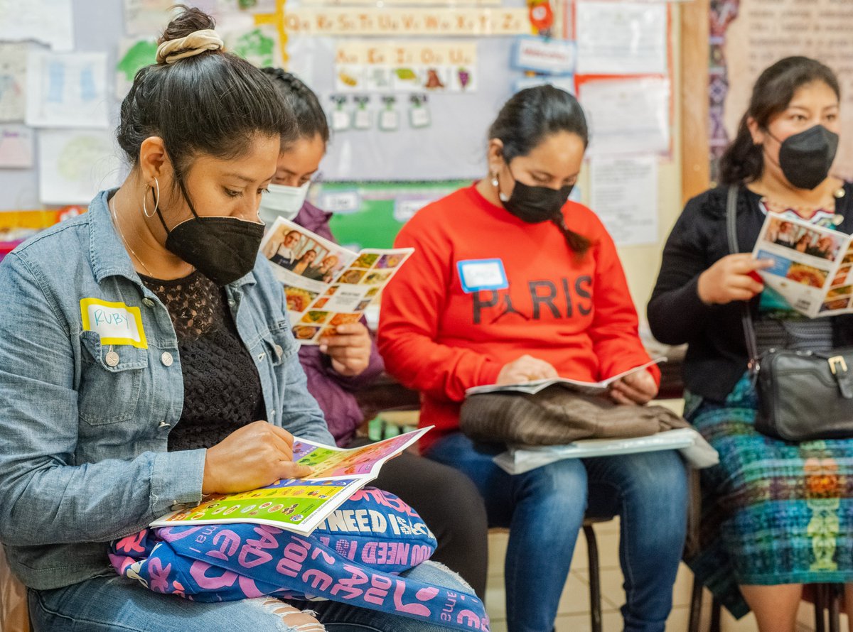 PlantingSeedsIn's tweet photo. Last week Proyecto CAN  provided a nutrition workshop with the parents of our preschoolers in San Lucas. Parents learned about the importance of proper nutrition for children in their first 1000 days of life, nutritious recipes, and more.⁣ https://t.co/plQtO3niV1