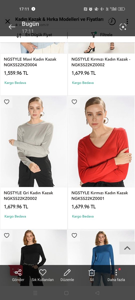 glcnkrbg's tweet photo. Göz göre göre dolandırıyorlar! @boyneronline dan takip ettiğim ve almayı düşündüğüm giysinin, 2 gün arayla güncellenen fiyatı! 3 günde nasıl bir enflasyon, maliyet artışı oldu acaba? Yetkililer bu fırsatçılığa ne zaman 'dur' diyecek? @TC_icisleri @tuketicikonfed @TuketiciBasvuru https://t.co/lR5ieEXOcc