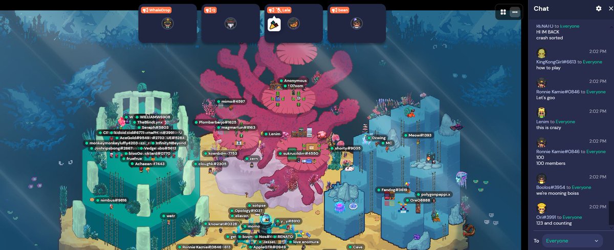 lenimNFT's tweet photo. Amazed with @AnomuraGame reveal party meeting! Definitely innovative, can't wait to see more  😎 https://t.co/nfpIF3KRrK