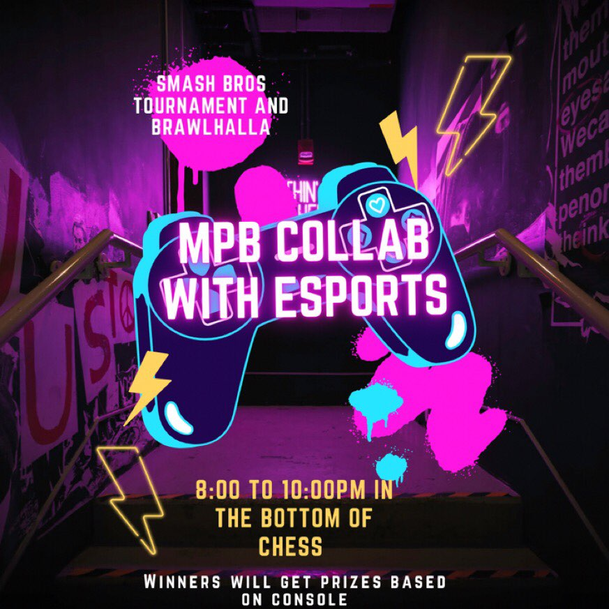Muskies_Esports's tweet photo. We're collabing with @muskingumpb this FRIDAY! Get yourselves there for some games, and to meet some of our fantastic Esports team! https://t.co/Es6lChJSCx