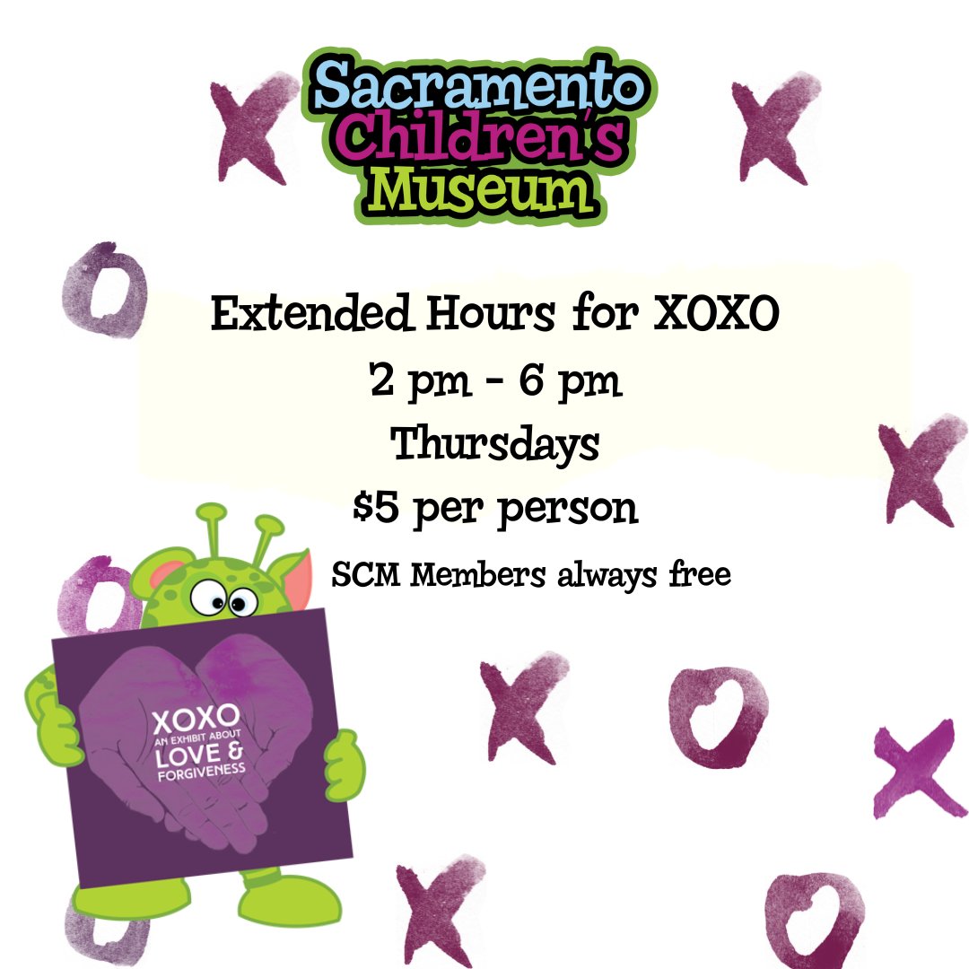 SacKidsMuseum's tweet photo. We want everyone to be able to come to our new exhibit; so we are extended our hours every Thursday! https://t.co/Ci4jw3TmA5