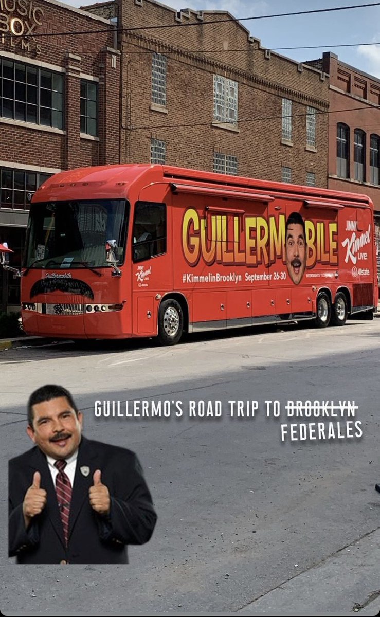 Let’s Go <a href="/IAMGUILLERMO/">Guillermo</a> <a href="/JimmyKimmelLive/">Jimmy Kimmel Live</a> 🍹 🔔 #federaleschi