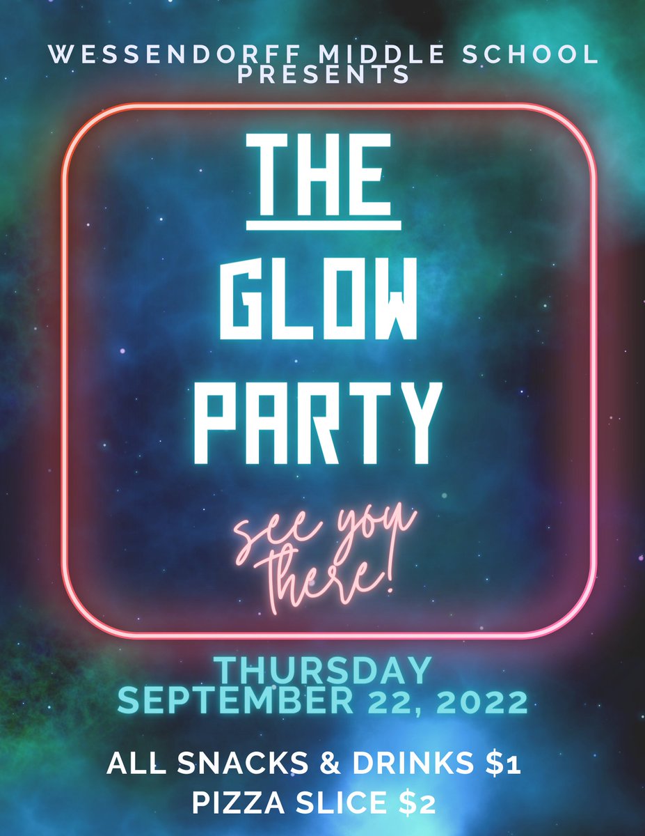 Are you ready for the PBIS Glow Party tomorrow!? 
Let's GLOW!!
#PBISReward #Essential10