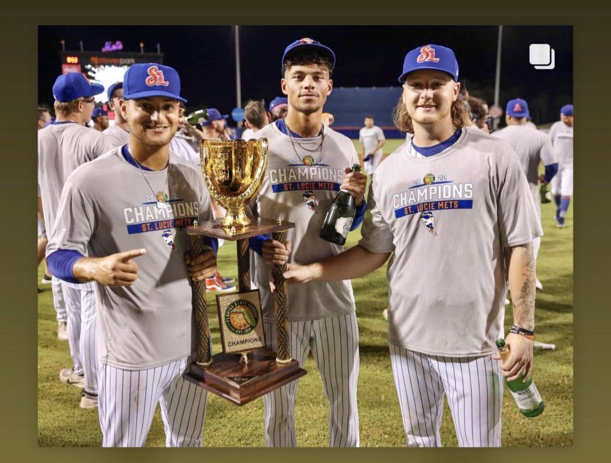 Congrats Geebs, JoeJoe &amp; Blaine on you FSL Championship! Great start to your Pro Careers! 👏🏼⚾️👏🏼<a href="/JordanGeber/">Jordan Geber</a> <a href="/TheRealJoeJoe17/">JoeJoe</a> <a href="/blaine_McIntosh/">Blaine McIntosh</a> <a href="/mlbdraftleague/">MLB Draft League</a> <a href="/FrederickKeys/">Frederick Keys</a> <a href="/TrentonThunder/">Trenton Thunder⚡</a> <a href="/Updikej33/">jon updike</a> <a href="/stluciemets/">St. Lucie Mets</a> <a href="/Mets/">New York Mets</a> <a href="/tanous_tom/">Tommy Tanous</a>