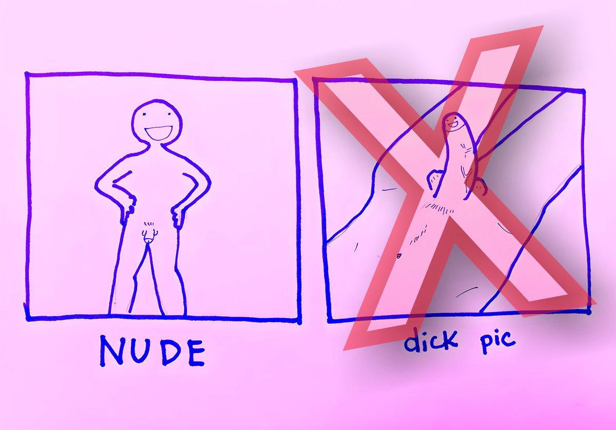 . 
"Para aquellos pequeños chicos desubicados,  aquí está el ejemplo práctico ... nudes,  son nudes".
.
. 
(Esto lo vimos en otra publicación,  pero viene muy bien al caso ...)