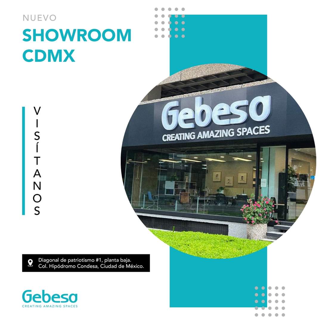 Descubre un nuevo espacio donde la innovación y el diseño son protagonistas. Conoce nuestro nuevo Showroom en CDMX.

#showroom #cdmx #Gebesa