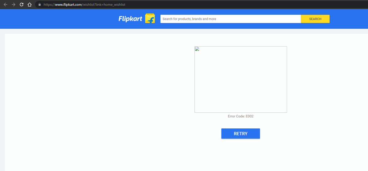 thehypercoder's tweet photo. @Flipkart @flipkartsupport @2GUD 
on BBD site crashed? https://t.co/X6NNyY0Gzr