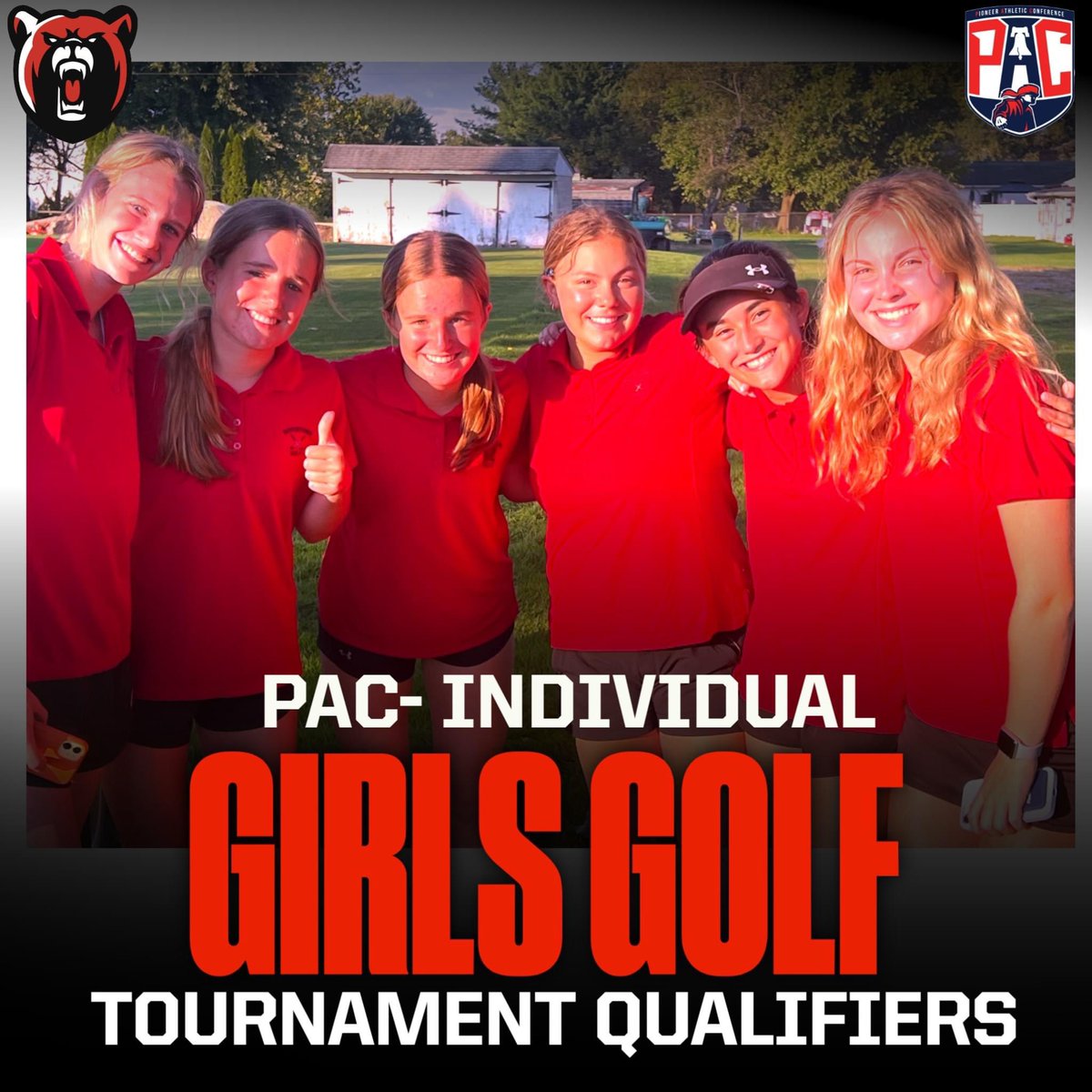 Congratulations to our 6 Qualifiers for the PAC Girls Golf Individual Tournament which tees off on 9/28/2022 at Turtle Creek Golf Club at 10:00 am.

Qualifiers: Maddie Brennan SR, Kamryn Pier FR, Hannah Adamski SOPH, Jordyn So SOPH, Hailey Schildt SOPH, Riley Pier FR

@BASDNEWS