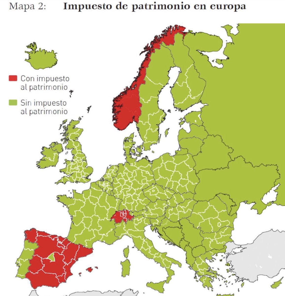 Impuesto de patrimonio en Europa.

Que viva España, el gobierno actual y a todos los que lo apoyan. :):):):)